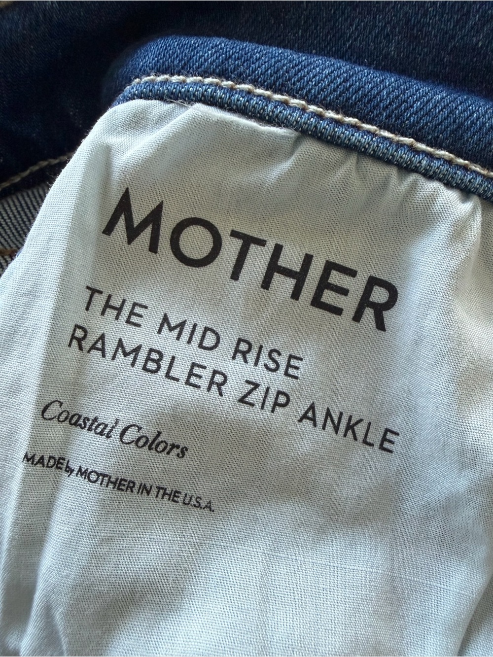 NWT MOTHER Mid Rise Rambler Ankle - Picture 11 of 14